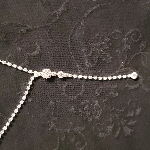 Flirty Cubic Zirconia Drop Necklace - Picture 2 of 5